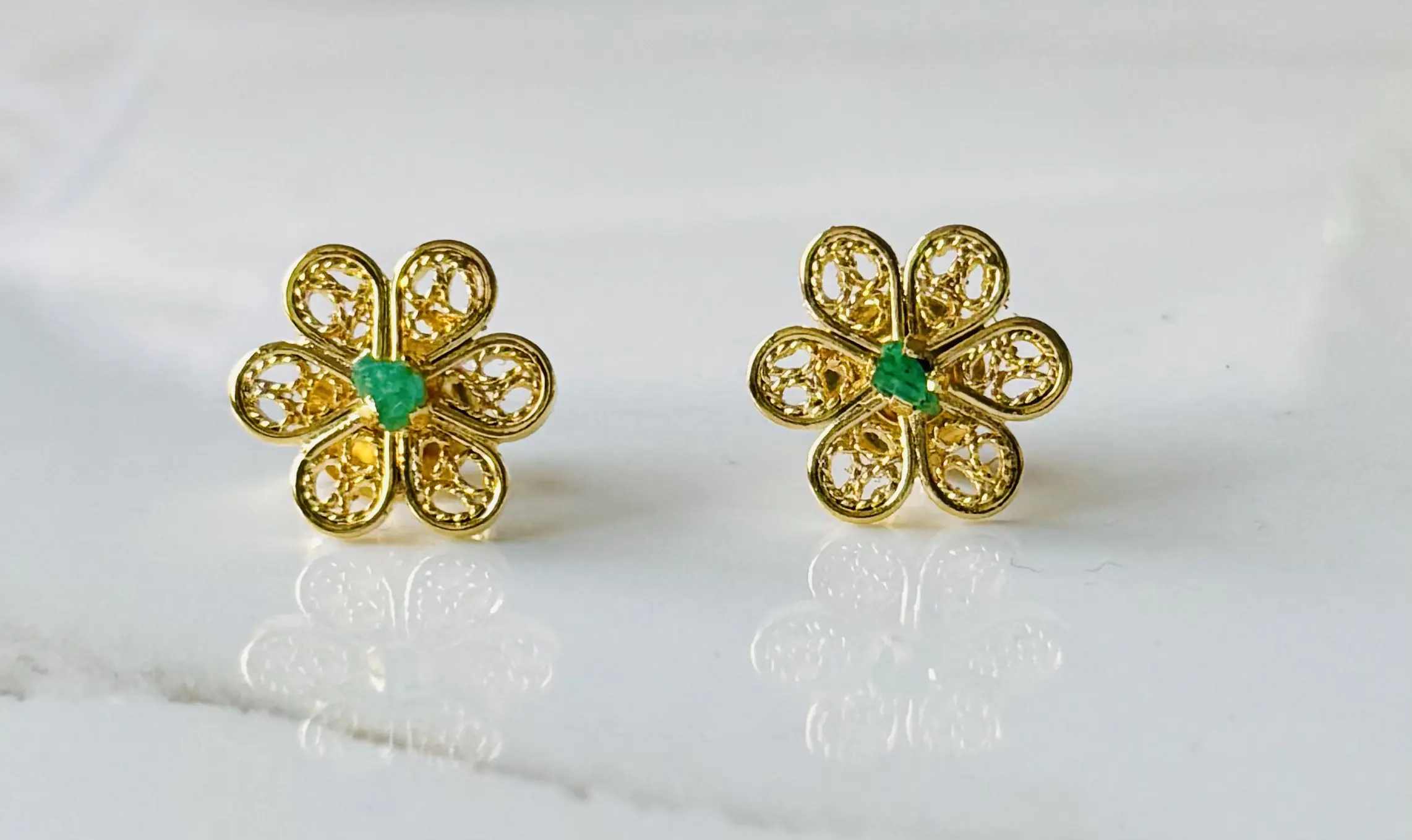 Aretes de filigrana artesanal - Image 5