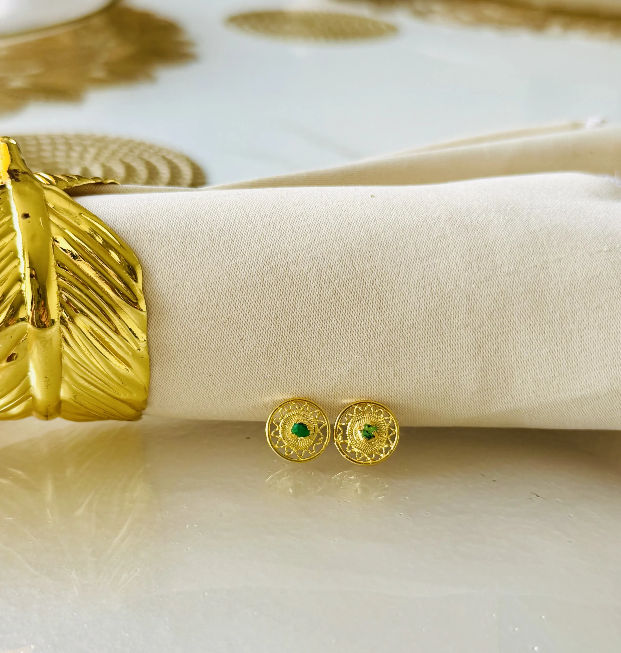 Aretes de filigrana artesanal - Image 2